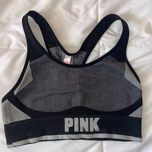 Victoria’s Secret PINK Cool and Comfy Unlined Lounge Sports Bra size small Cute